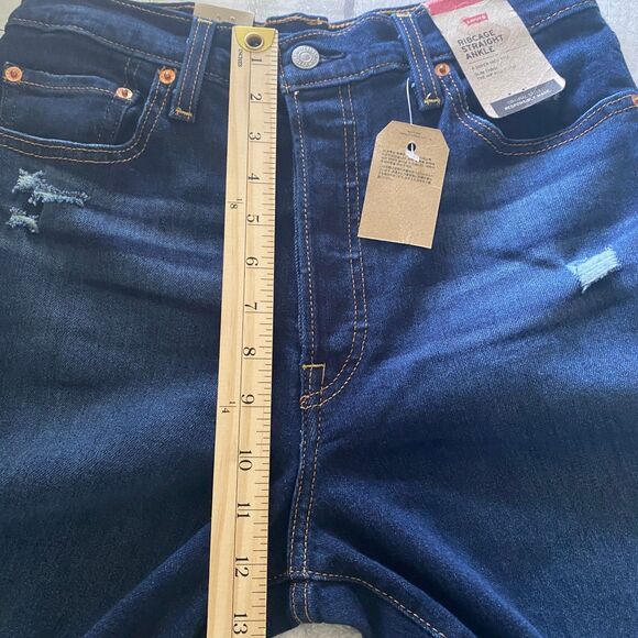 NWT Levis Womens Ribcage Straight Ankle Jeans Sz 29 x 27 - Picture 8 of 13
